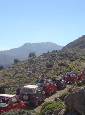 Jeep safari on Crete